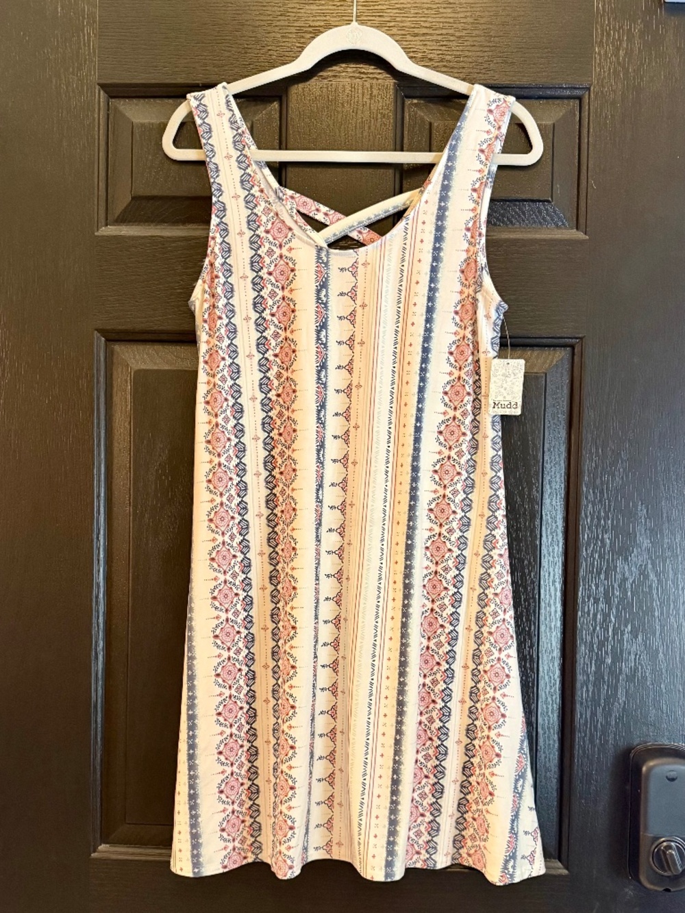 Mudd Cross-Back Sueded Jersey Dress